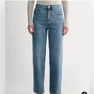 Everlane Women’s Wide leg High Rise blue jeans Size 30